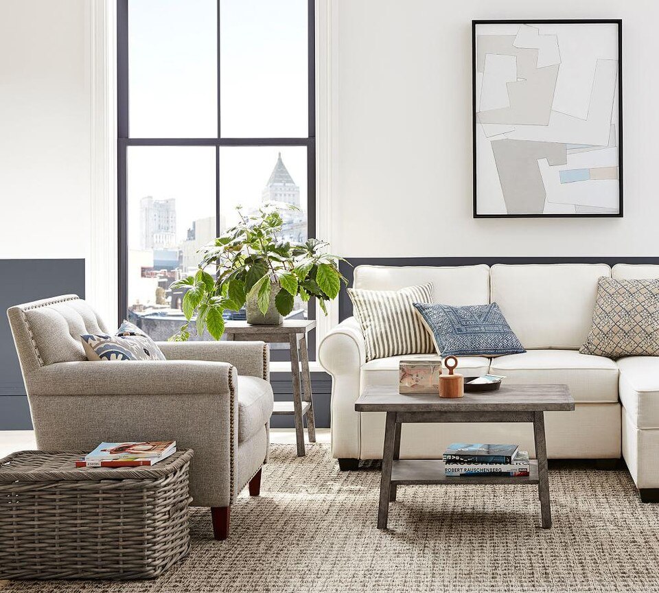 Aubrey Woven Lidded Baskets Charcoal Pottery Barn Australia